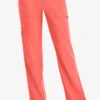 Koi Lite™ Spirit Women's 5-Pocket Elastic Waist Slim Fit Scrub Pants -Cherokee Shop K720 CORAL 1
