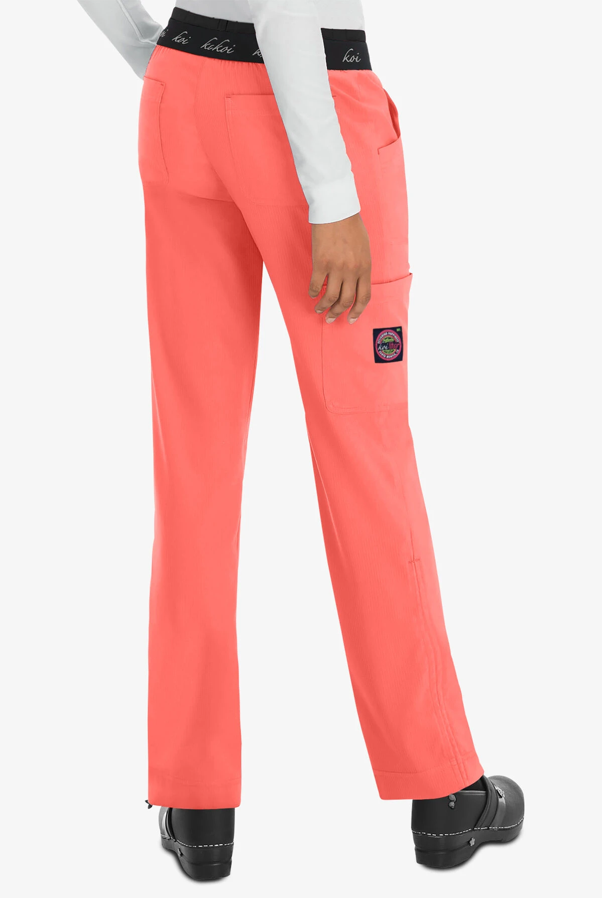 Koi Lite™ Spirit Women's 5-Pocket Elastic Waist Slim Fit Scrub Pants 4 Koi Lite™ Spirit Women's 5-Pocket Elastic Waist Slim Fit Scrub Pants - Image 2