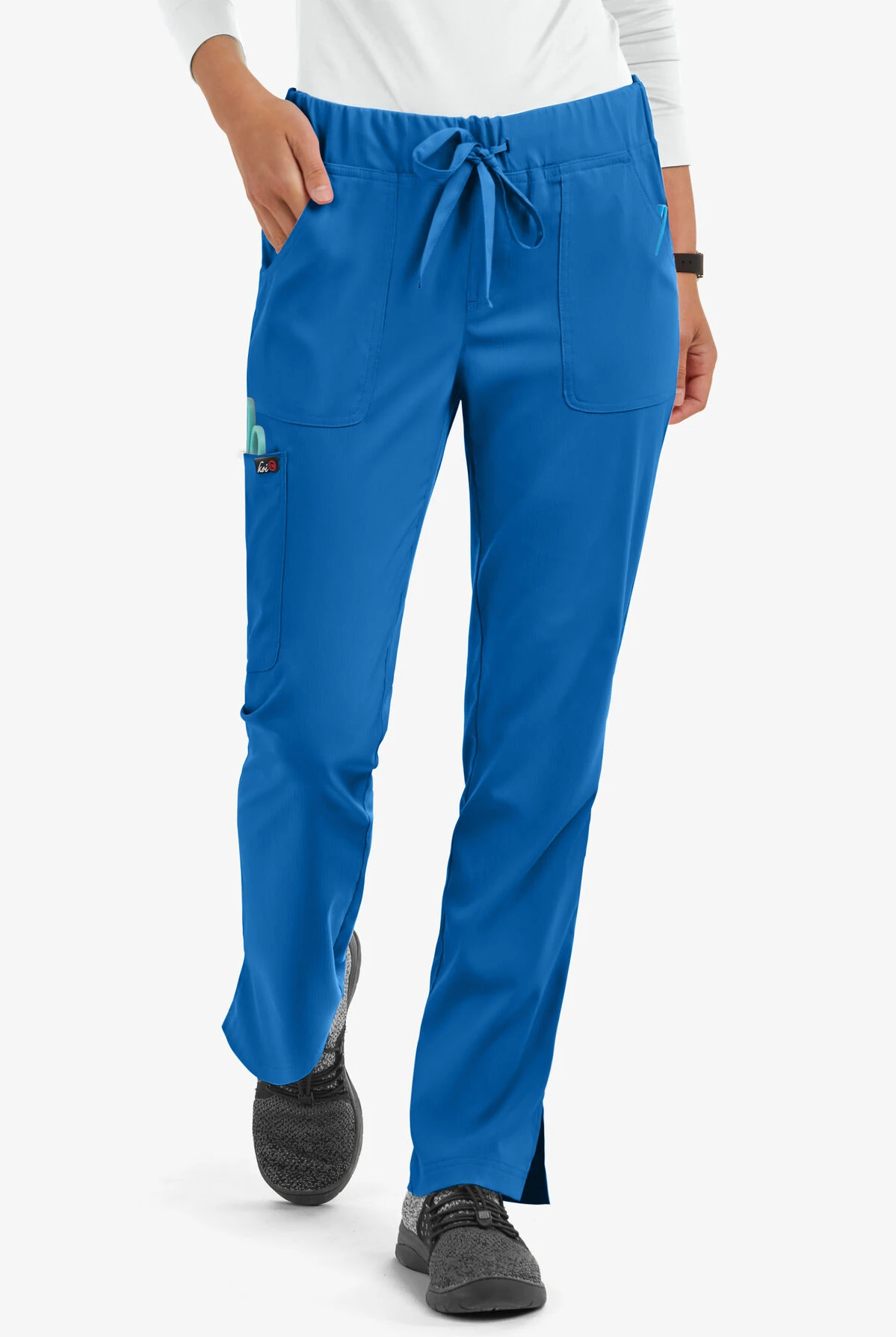 UA Exclusive Koi Lite™ Women's 5-Pocket Tapered Leg Drawstring Scrub Pants 3 UA Exclusive Koi Lite™ Women's 5-Pocket Tapered Leg Drawstring Scrub Pants