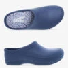 Dansko Women's Kaci SR Blue Backless Clogs -Cherokee Shop KACIBLUE BLUE 1 S