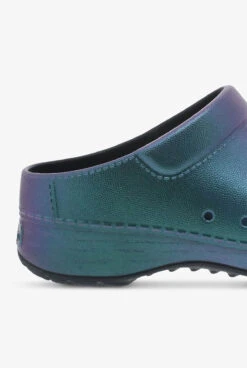 Dansko Women's Kane Black Iridescent Backless Nursing Clogs 11 Dansko Women's Kane Black Iridescent Backless Nursing Clogs -Cherokee Shop KANEBLIR 4 HV