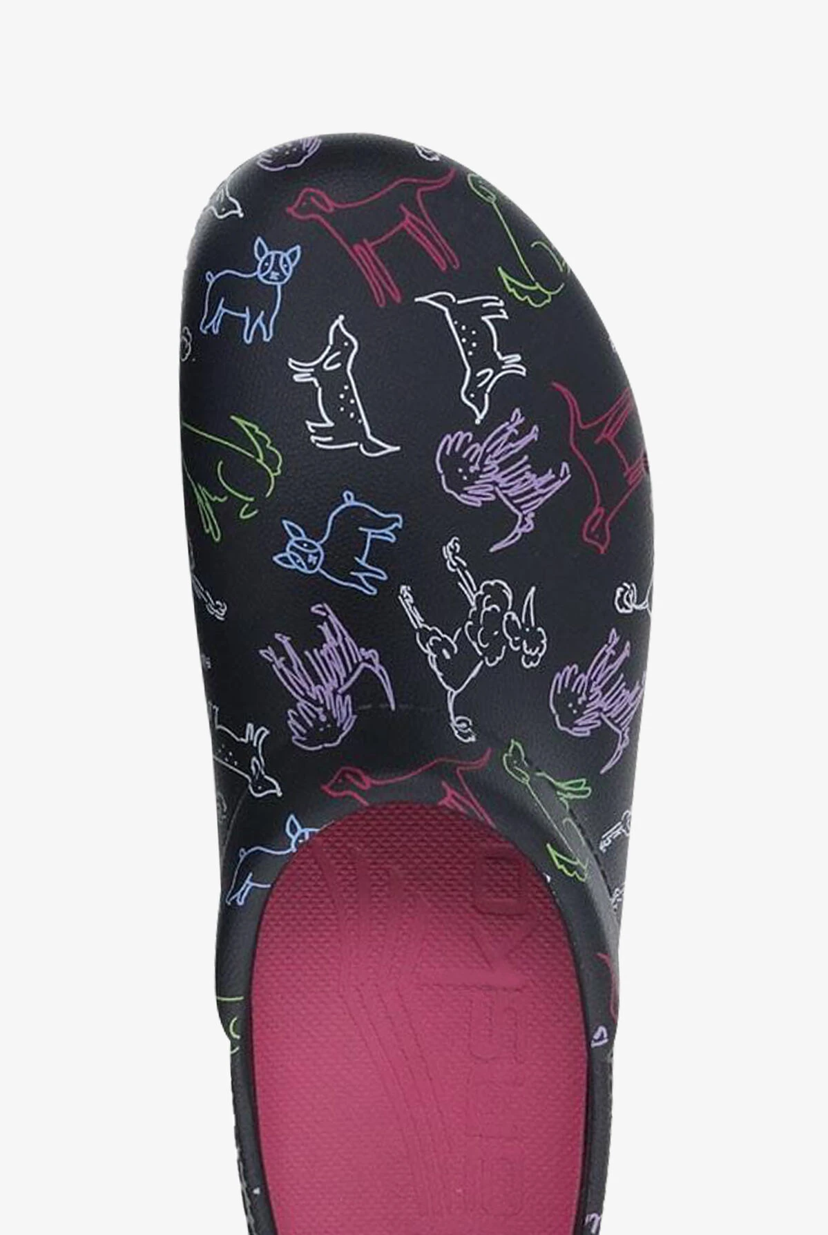 Dansko Women's Kane Dogs Backless Nursing Clogs 4 Dansko Women's Kane Dogs Backless Nursing Clogs - Image 2