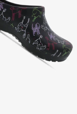 Dansko Women's Kane Dogs Backless Nursing Clogs 8 Dansko Women's Kane Dogs Backless Nursing Clogs -Cherokee Shop KANEDOGS 3