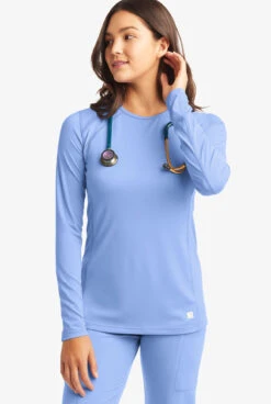 ReSurge Jade Women’s Long Sleeve Scrub Tee -Cherokee Shop KN555 091223 CEIL 7