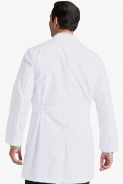 Landau Men's 37" 5-Pocket Lab Coat -Cherokee Shop L3124WVC WHITE 4