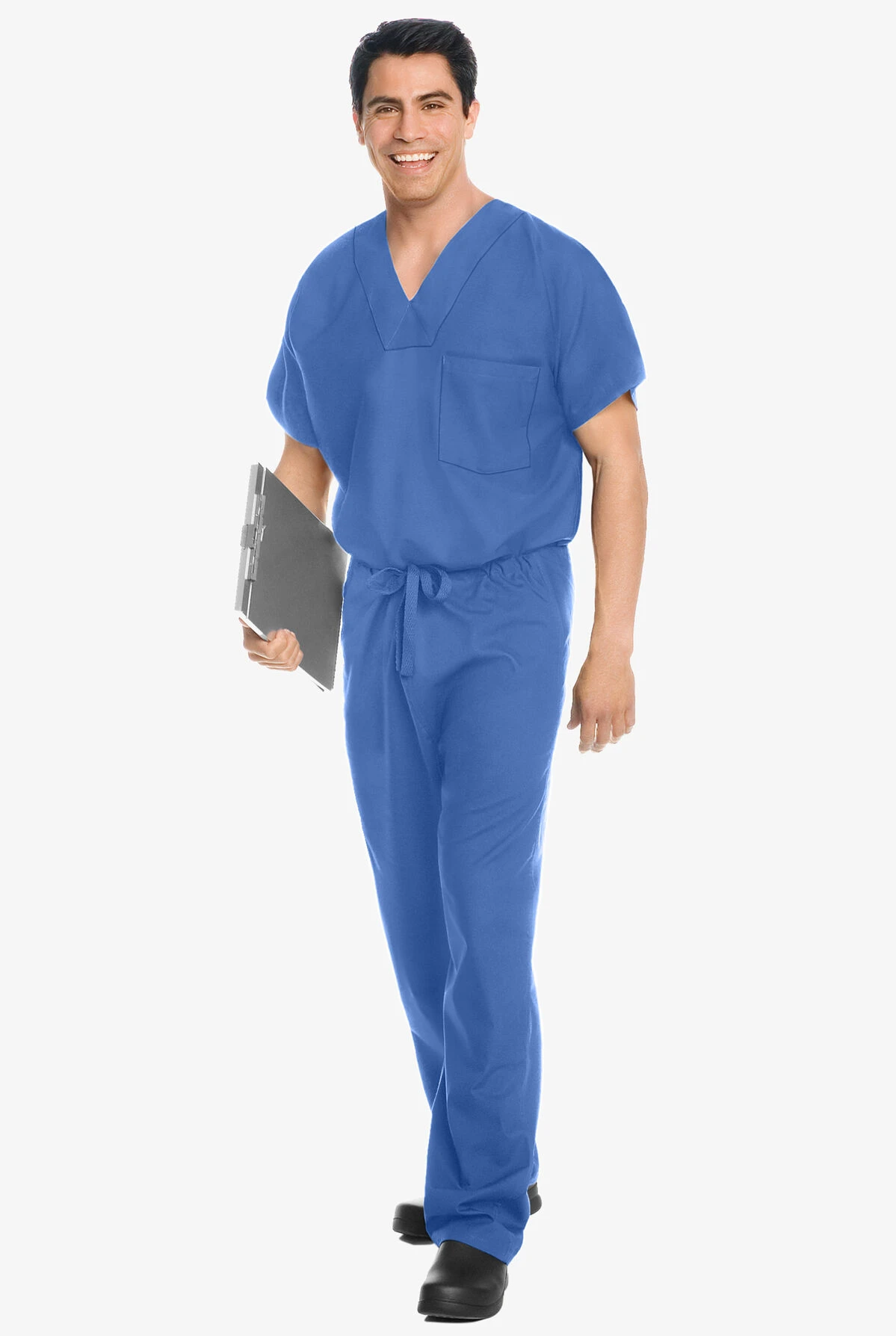 Landau Unisex 1-Pocket Reversible Scrub Top 4 Landau Unisex 1-Pocket Reversible Scrub Top - Image 2