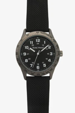 Nurse Mates Men's Water Resistant Tach Wrist Watch