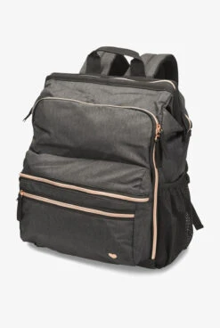 Nurse Mates Charcoal/ Rose Gold Ultimate Nursing Backpack