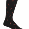 Nurse Mates Chili Peppers Men's 12-14 MmHg Light Compression Socks -Cherokee Shop LO033199 1