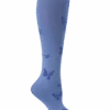 Nurse Mates Butterfly Women's 11mmHg Light Compression Socks