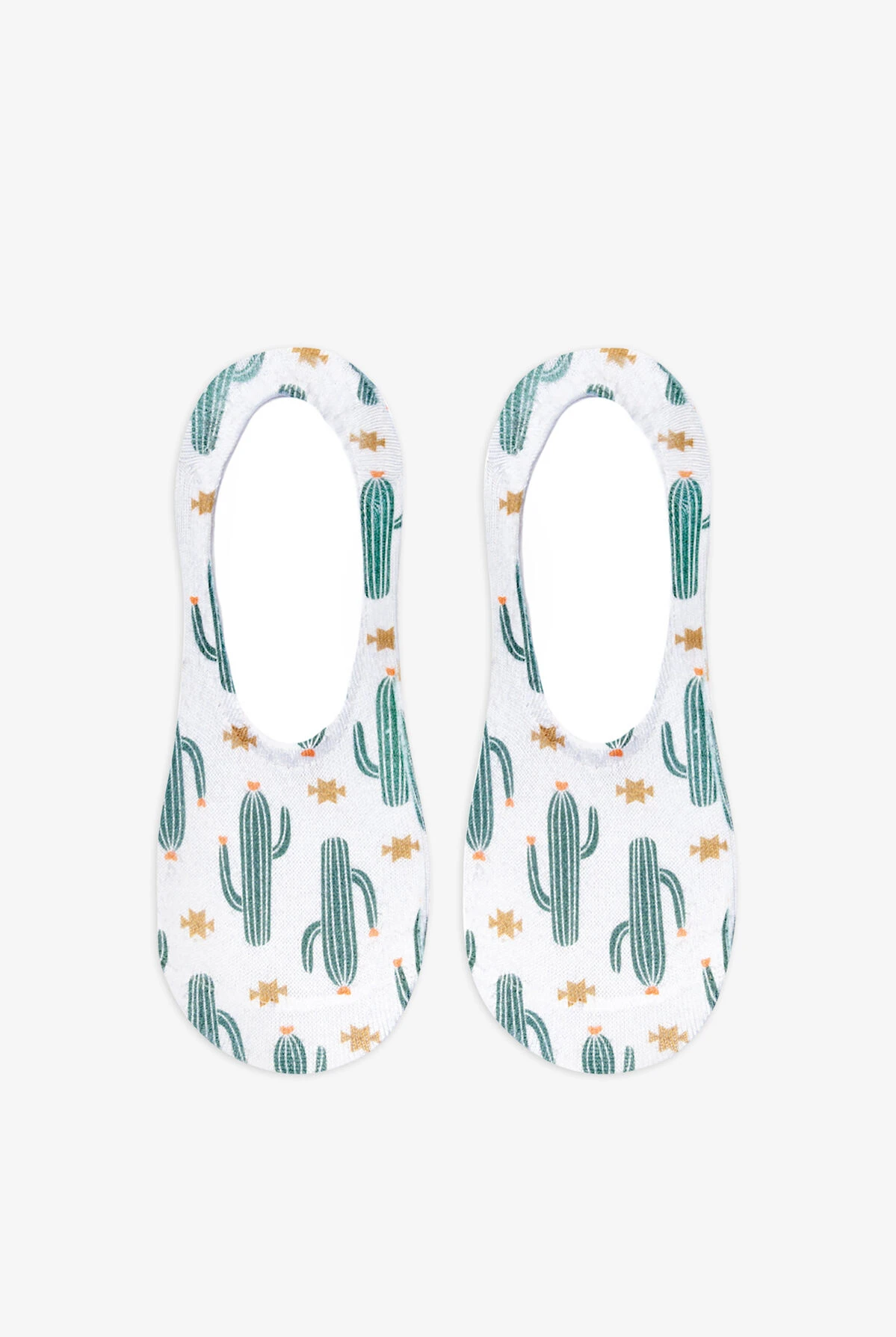 Living Royal Cactus Unisex No-Show Socks 4 Living Royal Cactus Unisex No-Show Socks - Image 2