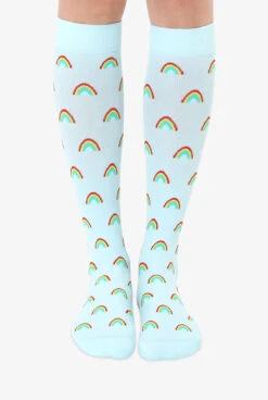 Living Royal Rainbow Women's 15-20 MmHg Moderate Compression Socks