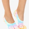 Living Royal Pastel Tie Dye Women's No Show Socks