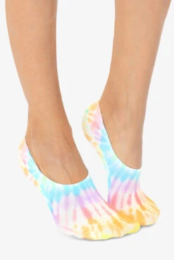 Living Royal Pastel Tie Dye Women's No Show Socks
