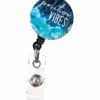 ID Avenue Lovitude Positive Vibes Retractable Badge Reel -Cherokee Shop LTPOSIVI 1