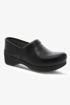 Dansko Women's LT Pro Box Leather Clogs -Cherokee Shop LTPRO BLACK 3