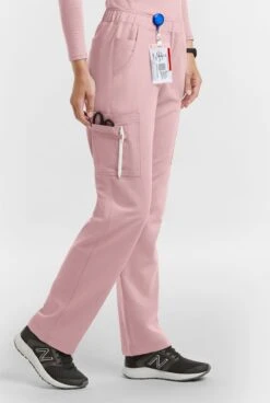 MOVEMENT By Butter-Soft Rigel Women's 9-Pocket Interior Drawstring STRETCH Scrub Pants - Petite -Cherokee Shop MBS243 MASHA 3 HV 1