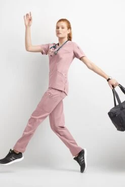 MOVEMENT By Butter-Soft Rigel Women's 9-Pocket Interior Drawstring STRETCH Scrub Pants - Tall -Cherokee Shop MBS243 MASHA 4