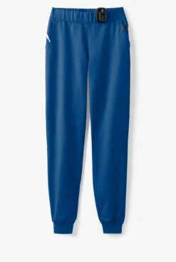 MOVEMENT By Butter-Soft Vega Women's 5-Pocket Flat Front Jogger STRETCH Scrub Pants - Tall -Cherokee Shop MBS269 ROYAL 5