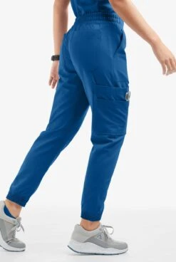 Movement By Butter-Soft Cephei Women's 11-Pocket Jogger Scrub Pants -Cherokee Shop MBS395 ROYAL 3