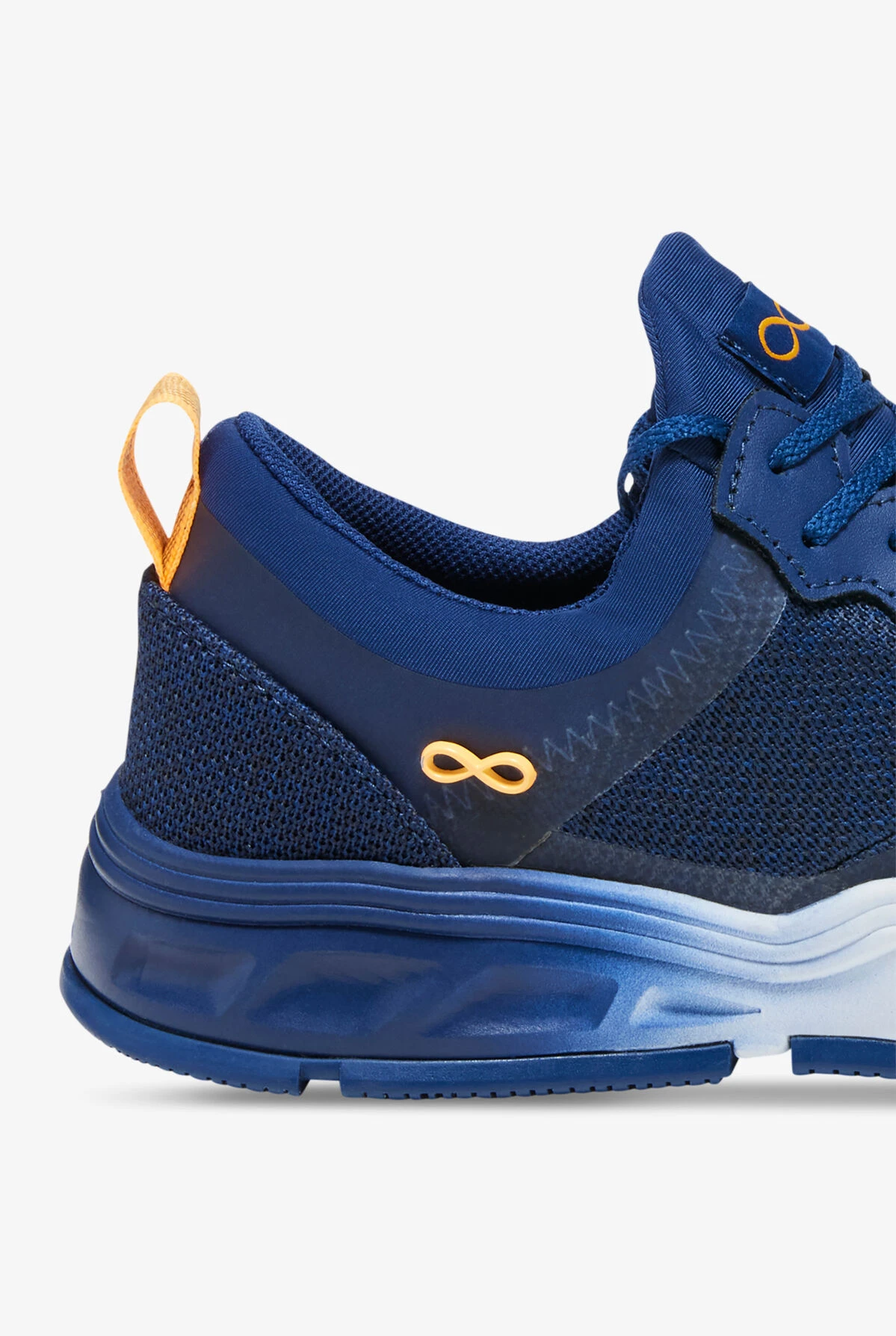 Infinity By Cherokee Men's Fly Navy/White Athletic Lace Up Nursing Shoes 6 Infinity By Cherokee Men's Fly Navy/White Athletic Lace Up Nursing Shoes - Image 4