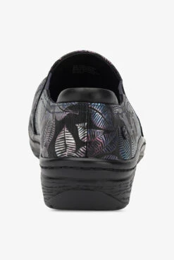 Klogs Moxy Blue/Purple Leaves Leather Slip On Clogs 12 Klogs Moxy Blue/Purple Leaves Leather Slip On Clogs -Cherokee Shop MOXYBLPP 5