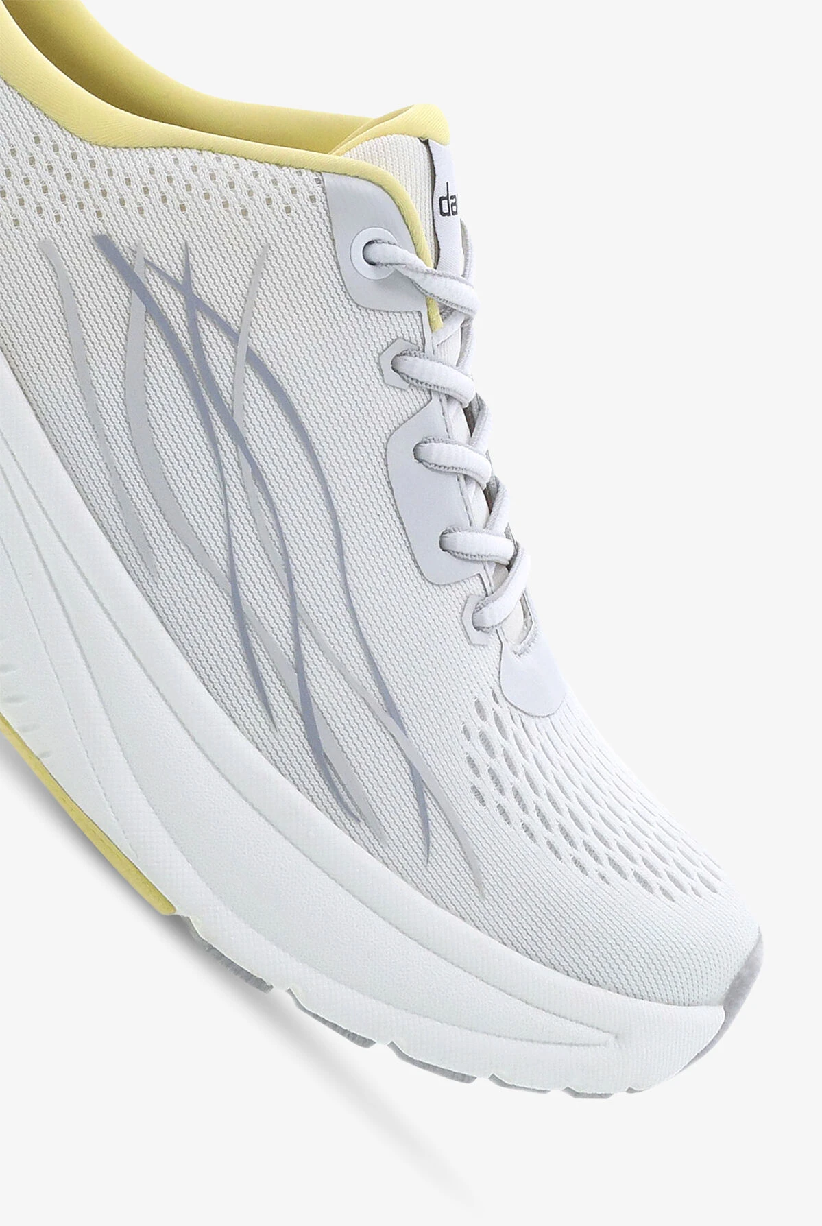Dansko Pace Women's White/Yellow Lightweight Lace Up Athletic Shoes 5 Dansko Pace Women's White/Yellow Lightweight Lace Up Athletic Shoes - Image 3