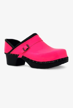 C&C Sweden Women's Paparazzi Pink Patent Leather Nursing Clogs