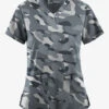 Easy Stretch By Butter-Soft Cloud Camo Pewter Women's 2-Pocket Mitered V-Neck Printed Scrub Top 2 Easy Stretch By Butter-Soft Cloud Camo Pewter Women's 2-Pocket Mitered V-Neck Printed Scrub Top -Cherokee Shop PBU434PCL 1