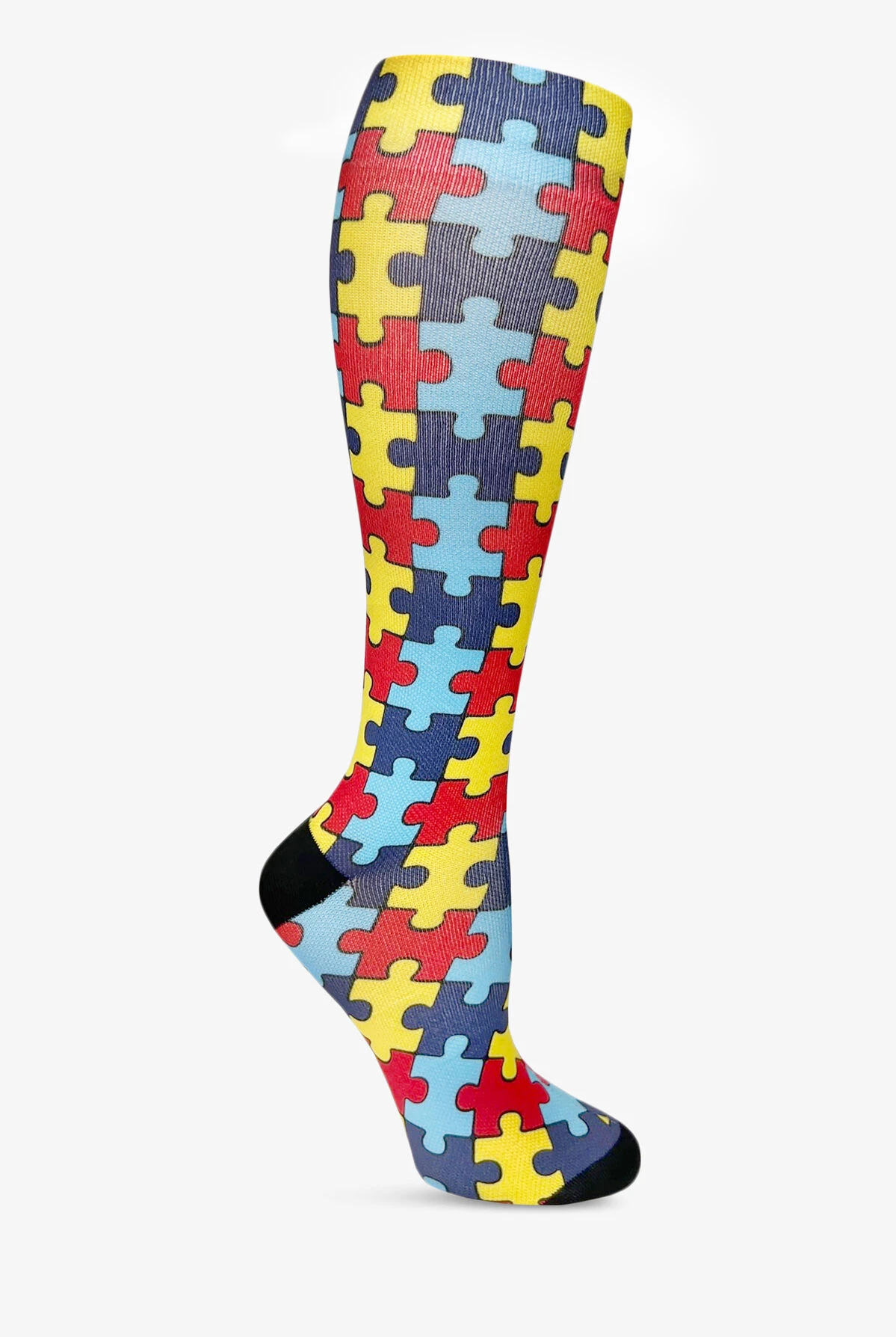 Prestige Autism Awareness Women's 15-20 MmHg Moderate Compression Socks 3 Prestige Autism Awareness Women's 15-20 MmHg Moderate Compression Socks