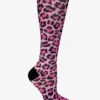 Prestige Leopard Hot Pink Women's 15-20 MmHg Moderate Compression Socks 1 Prestige Leopard Hot Pink Women's 15-20 MmHg Moderate Compression Socks -Cherokee Shop PR387LHP 1