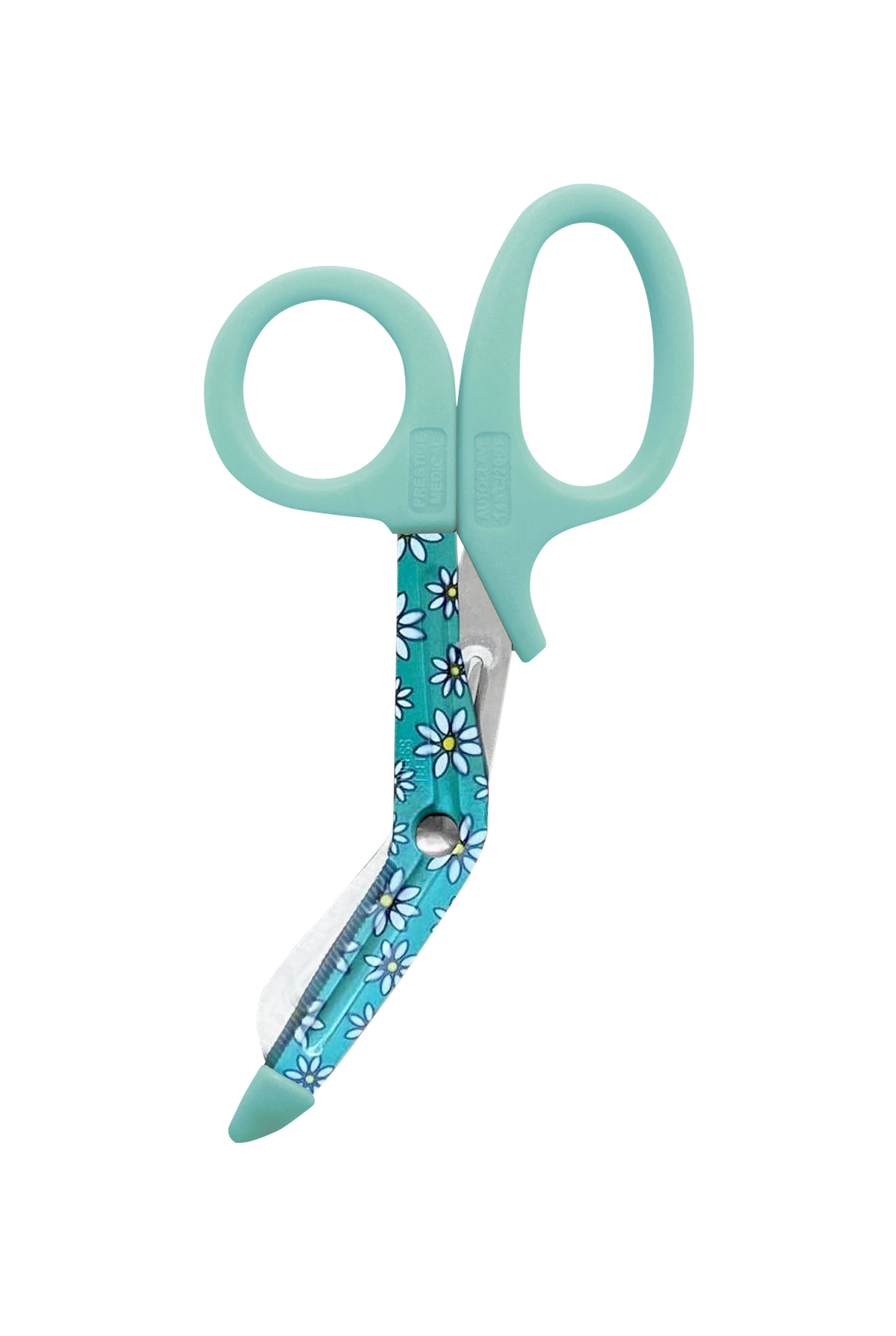 Prestige 5.5 Daisy Aqua StyleMate Stainless Steel Nurse Utility Scissor 3 Prestige 5.5 Daisy Aqua StyleMate Stainless Steel Nurse Utility Scissor