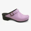 Sanita® Women's Professional Estelle Lilac Patent Leather Backless Nursing Clogs -Cherokee Shop PROESTLI 1