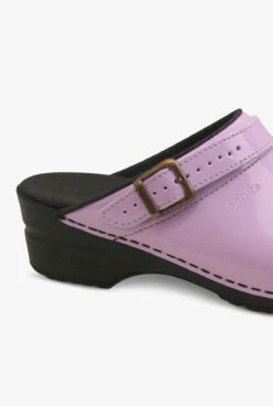 Sanita® Women's Professional Estelle Lilac Patent Leather Backless Nursing Clogs -Cherokee Shop PROESTLI 2 HV