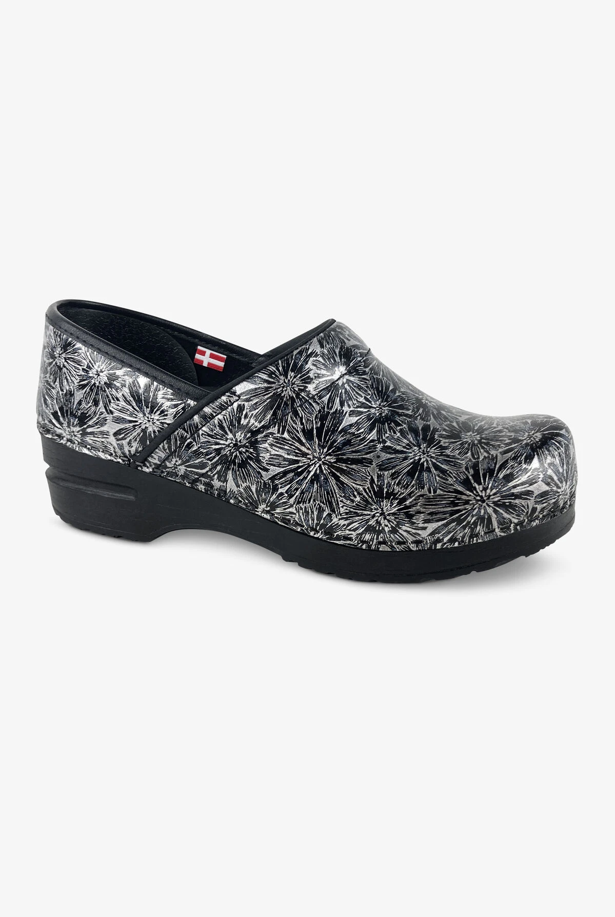 Sanita Women's Professional Rumney Black/Silver Nursing Clogs 3 Sanita Women's Professional Rumney Black/Silver Nursing Clogs