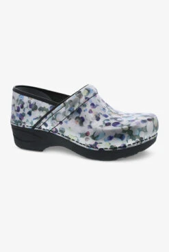 Dansko Women's XP 2.0 Multi Dot Patent Leather Nursing Clogs