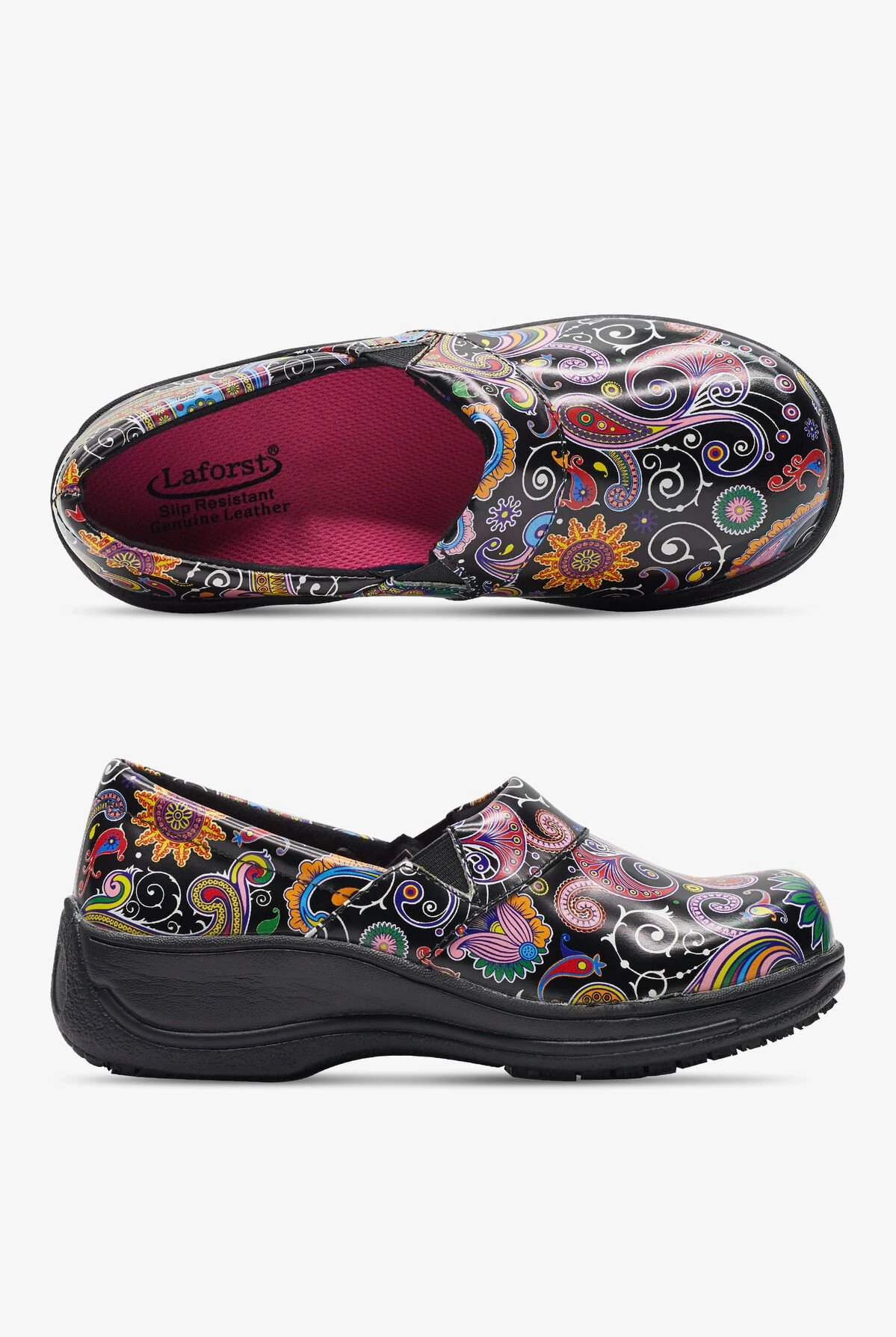 Laforst Women's Rachel Paisley Nursing Clogs 3 Laforst Women's Rachel Paisley Nursing Clogs