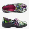 Laforst Women's Rachel Purple Flower Nursing Clogs