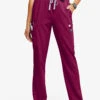 ReSurge Topaz Women's 11-Pocket Drawstring Scrub Pants 2 ReSurge Topaz Women's 11-Pocket Drawstring Scrub Pants -Cherokee Shop RE5514 092023 WINE 1 S
