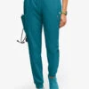 ReSurge Amber Women's Modern 7-Pocket Flat Front Slim Leg Jogger Scrub Pants -Cherokee Shop RE5516 091123 CARIB 1 S