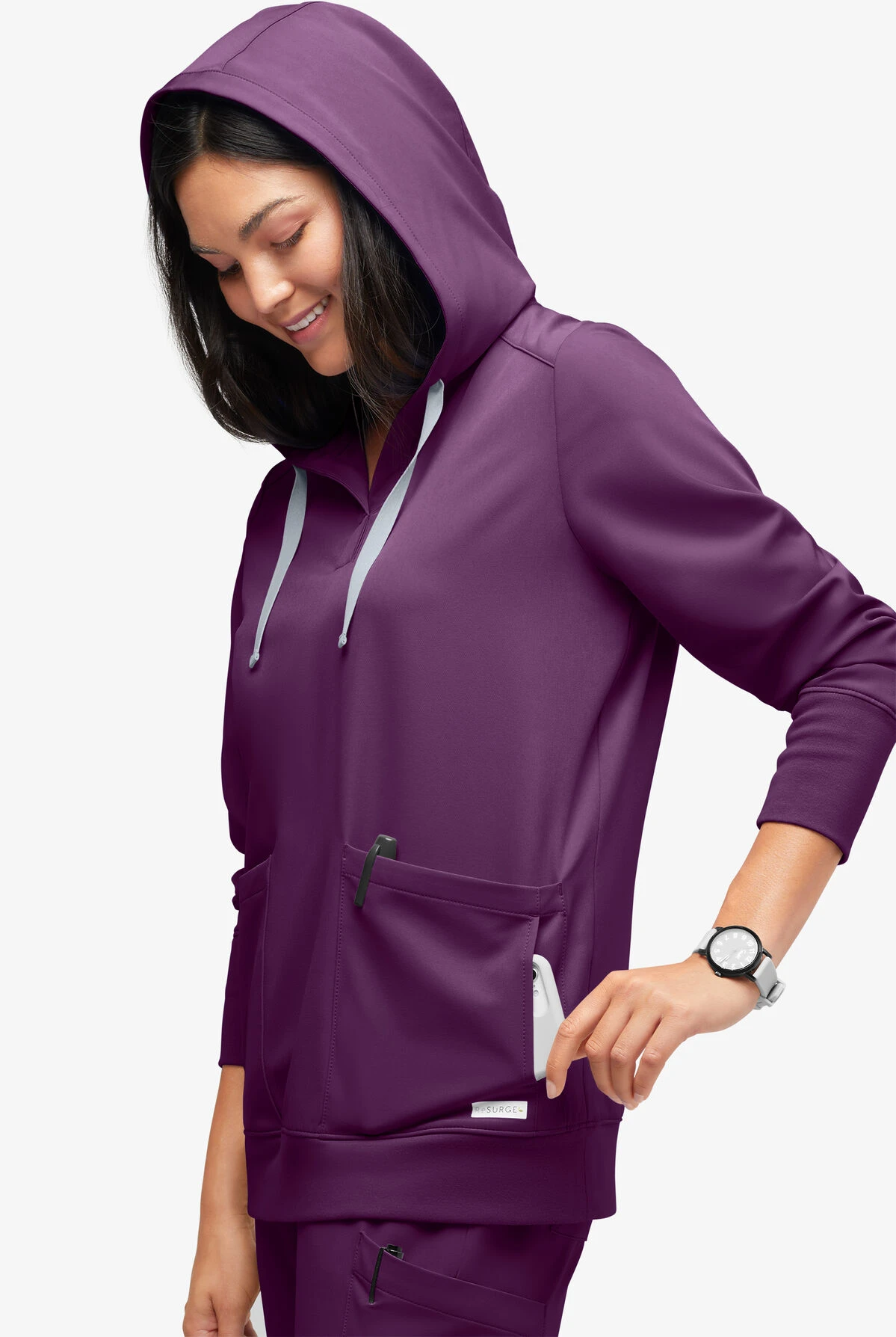ReSurge Jasper Women's 4-Pocket Long Sleeve Pullover Hoodie 3 ReSurge Jasper Women's 4-Pocket Long Sleeve Pullover Hoodie