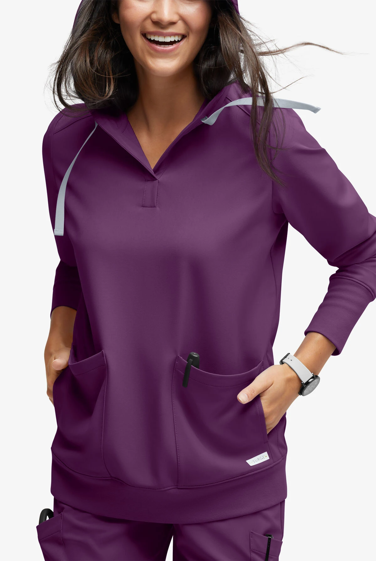 ReSurge Jasper Women's 4-Pocket Long Sleeve Pullover Hoodie 5 ReSurge Jasper Women's 4-Pocket Long Sleeve Pullover Hoodie - Image 3