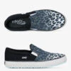 Infinity By Cherokee Women's Rush Cheetah Fade To Black Athletic Slip On Shoes -Cherokee Shop RUSHTXCFTB 1 S