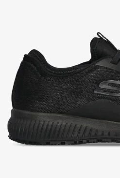 Skechers Work Women's Squad Glistle Black Athletic Slip On Shoes -Cherokee Shop SK108007BLK BLACK 4