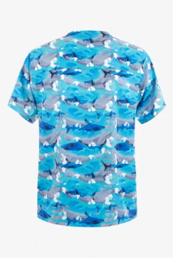 Skechers Wild Tides Camo Men's 1-Pocket STRETCH V-Neck Print Scrub Top 5 Skechers Wild Tides Camo Men's 1-Pocket STRETCH V-Neck Print Scrub Top -Cherokee Shop SK175WTD 092223 2