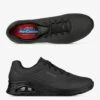 Skechers Work Men's Uno Sutal W/ Skech-Air Athletic Lace Up Shoes -Cherokee Shop SK200054BLK BLACK 1 S