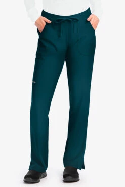 Skechers By Barco Reliance Women's 3-Pocket STRETCH Cargo Drawstring Scrub Pants - Petite