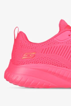 Skechers Bobs Women's Squad Chaos Cool Rhythm Neon Pink Athletic Lace Up Nursing Shoes -Cherokee Shop SKB117216NP NEPIN 4