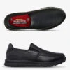 Skechers Work Men's Nampa Groton SR Athletic Slip On Shoes -Cherokee Shop SKE77157 BLACK 1