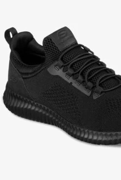 Skechers Work Men's Cessnock SR Athletic Slip On Shoes -Cherokee Shop SKE77188 BLACK 3